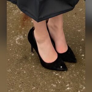 suede black sam edelman size 9 heels